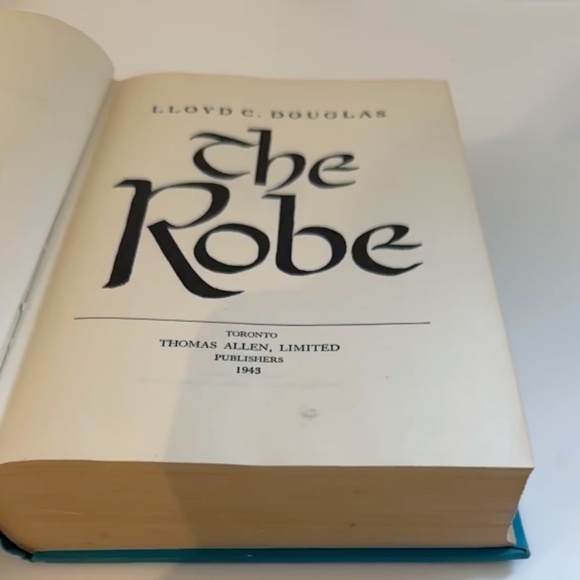 THE ROBE by Lloyd C. Douglas 1943 (Rare) - Picture 8 of 8